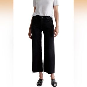 AG Adriano Goldschmied Womens Saige Mid Rise Wide Leg Jean